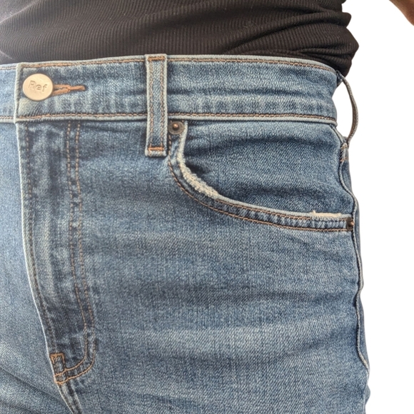 Reformation High Rise Skinny Jeans Blue Denim Size 28 Made in USA Sustainable - Picture 7 of 11